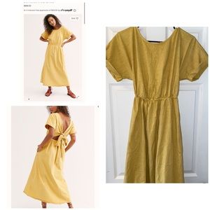 Yellow Free People Dress